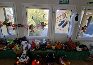 Wystawa dyni w ramach konkursu "Najciekawszego Dyniaczka"