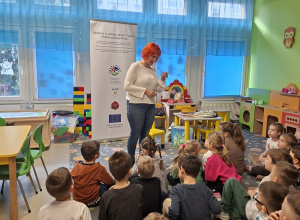 Spotkanie z pszczelarzem w grupie starszaków